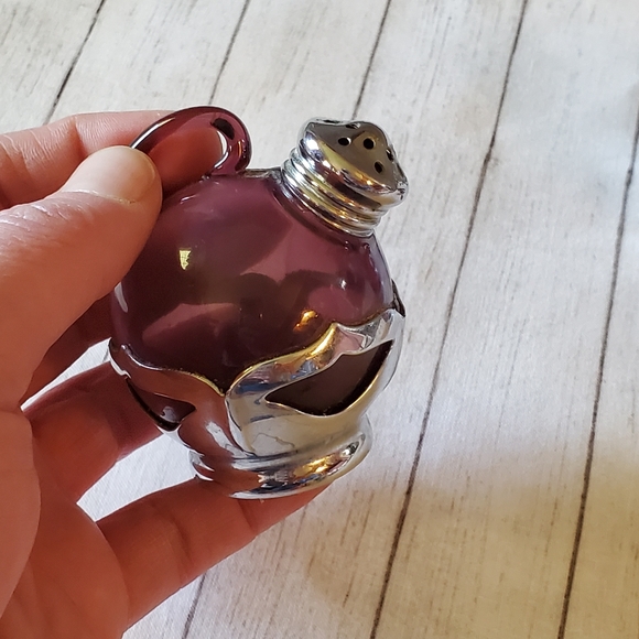 Vintage Art Deco Salt and Pepper Amethyst Glass - Picture 4 of 5